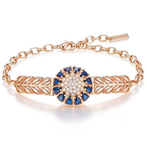 Armband damen roségold - armband, blau