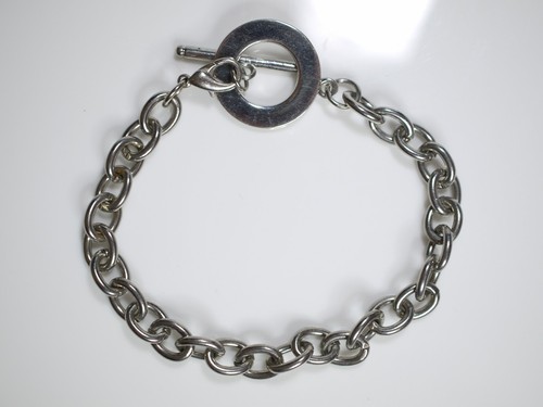 Starkes silberfarbenes armband - starkes,
