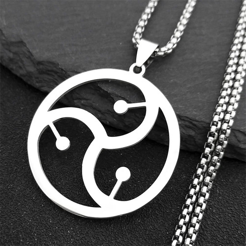 Bdsm triskele halskette ring - triskele,