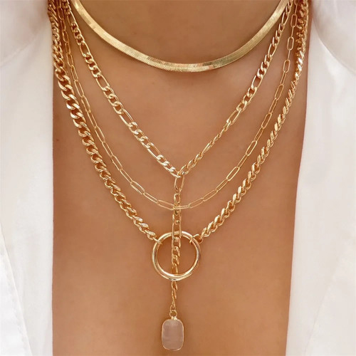 Damen halskette gold - ✨,