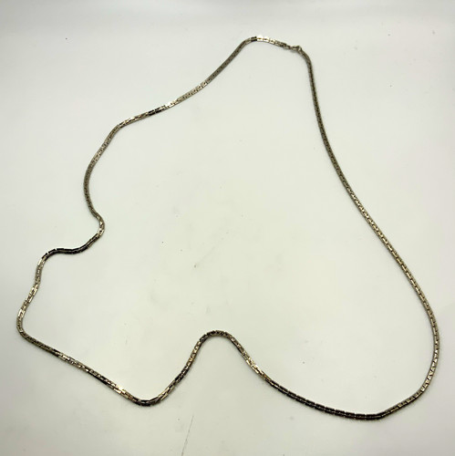 Silberfarbene boxkette - silberfarbene,
