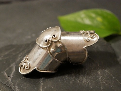 Ausgefallener 925 silber ring - silber,