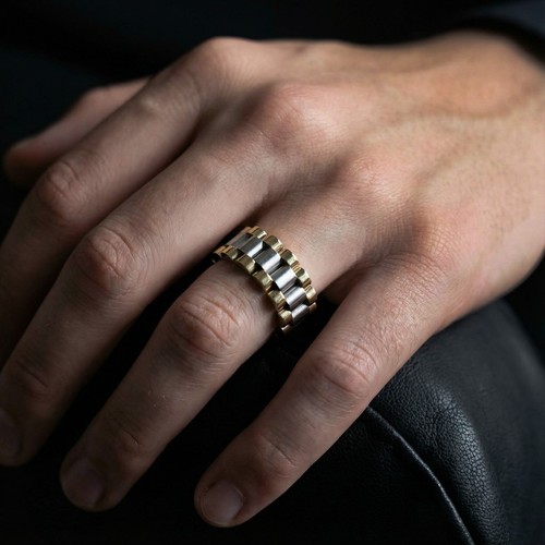 Herren ring edelstahl - herren,