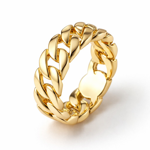 Breiter ring gold silber - in,