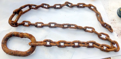 Alte dicke kette gliederkette - dicke,