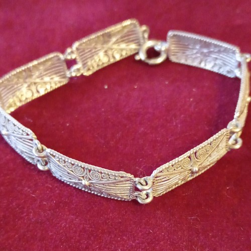 800er silber gliederarmband - gliederarmband, 7