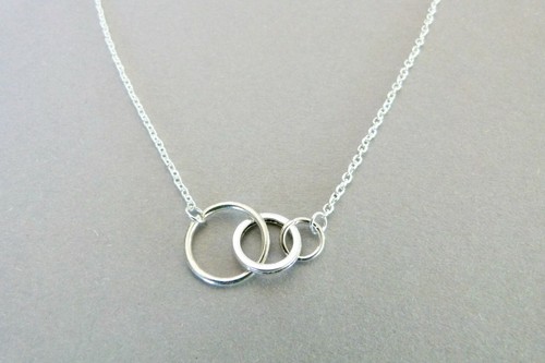 Anhänger kette drei ringe - anhänger,