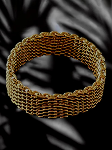 Ketten ring aus silber - ketten-,
