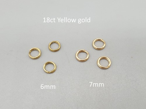 18kt gelbgold spaltring 6mm - gelbgold,