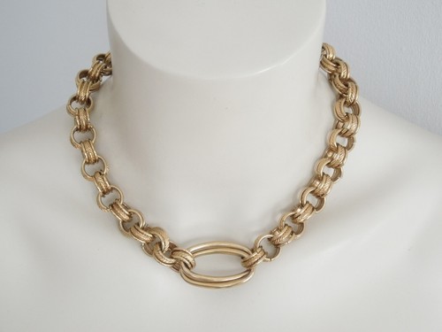 Statement kette collier ring - kette,